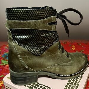 Dromedaris Leather Lace Up Boot